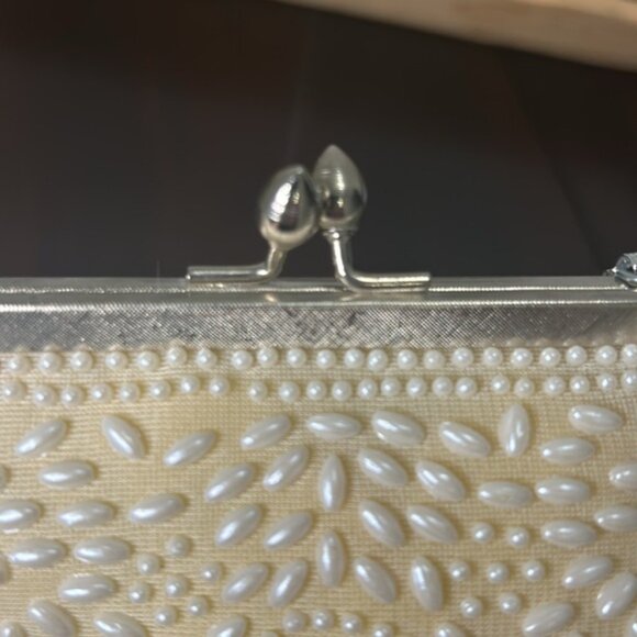 Vintage Pearl Beaded Purse Handbag - Picture 4 of 12